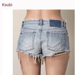 Ksubi distressed denim shorts 26